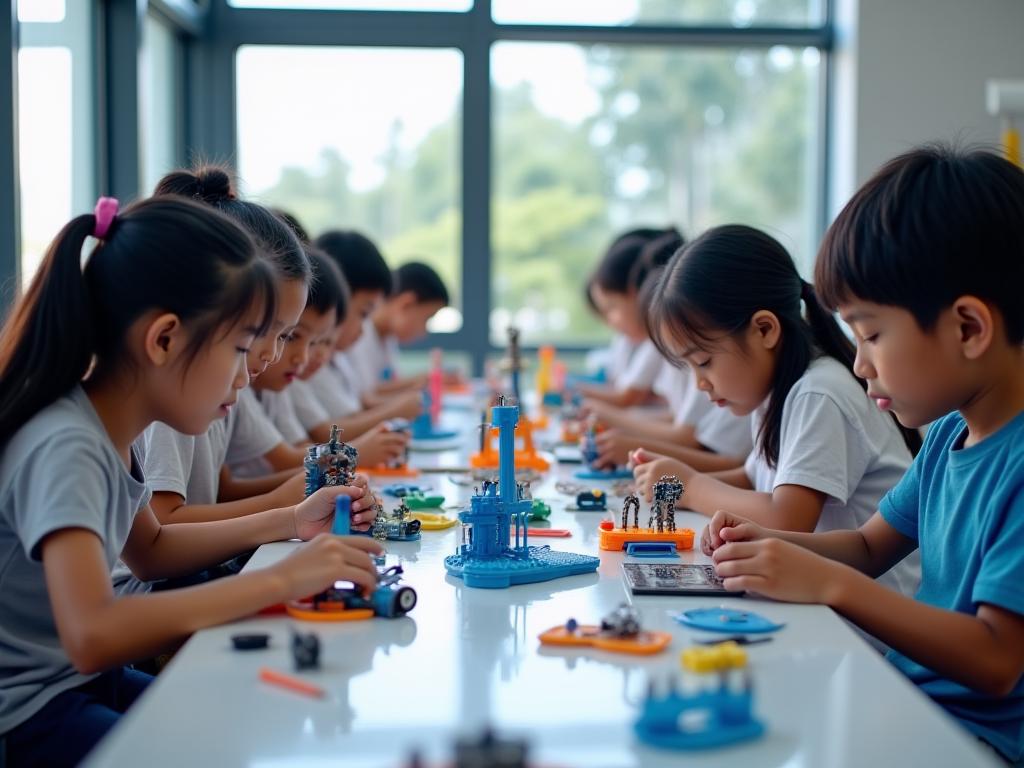 Mini maker space para sa mga bata